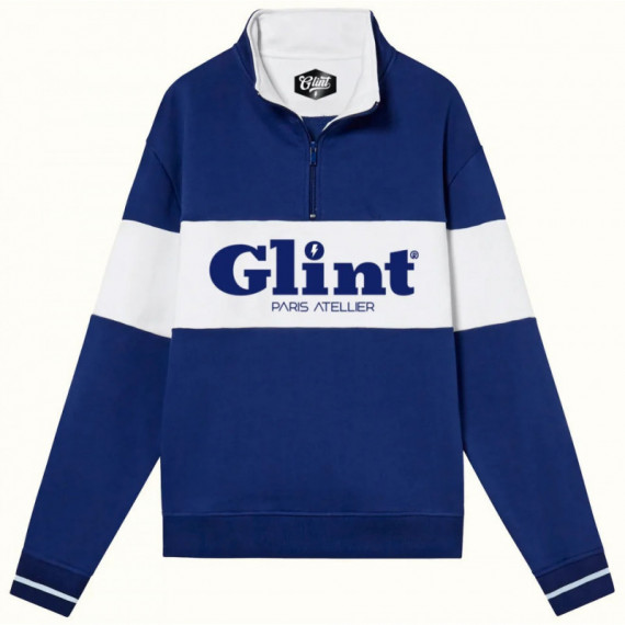 Sudadera GLINT Paris Atellier Navy-blanco