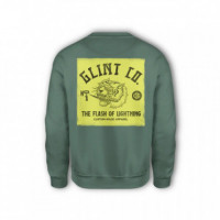 Sudadera GLINT Tiger Crew Verde