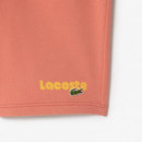 Bermudas Pantalón Corto LACOSTE Jogger Efecto Lavado Rosa