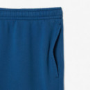 Bermudas Pantalón Corto LACOSTE Jogger Efecto Lavado Azul