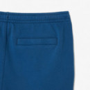 Bermudas Pantalón Corto LACOSTE Jogger Efecto Lavado Azul