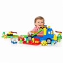 Camion Transportador con Bloques de Construccion  MOLTO