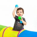 Tunel Plegable Infantil con 25 Pelotas Incluidas  MOLTO