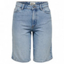 Pantalones Bermudas ONLY Sonny Light Blue Denim