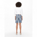 Pantalones Bermudas ONLY Sonny Light Blue Denim