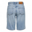 Pantalones Bermudas ONLY Sonny Light Blue Denim