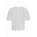 Camisas y Tops Blusa ICHI Talmar Cloud Dancer