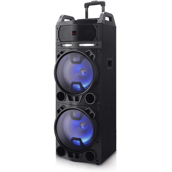 Altavoz BLUETOOTH AIWA KBTUS-900 con Karaoke 800W + 2 Micrófonos