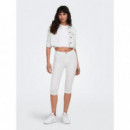 Chaquetas Mujer Chaqueta ONLY Wonder Cropped White
