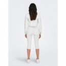 Chaquetas Mujer Chaqueta ONLY Wonder Cropped White