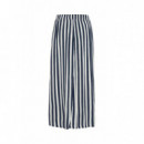 Falda ICHI Marrakech Total Eclipse Stripe Aop