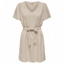 JACQUELINE DE YONG Vestidos Vestido Jdy Say Lino Oatmeal