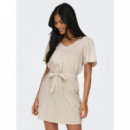 JACQUELINE DE YONG Vestidos Vestido Jdy Say Lino Oatmeal