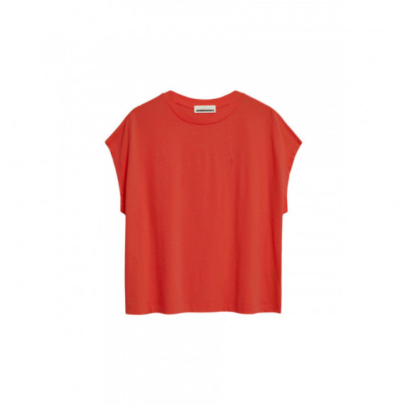 Camisetas Mujer Camiseta ARMEDANGELS Inaara Poppy Red
