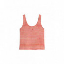 Camisetas Mujer Camiseta ARMEDANGELS Minaami Lita Poppy Red