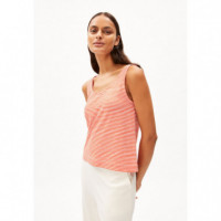 Camisetas Mujer Camiseta ARMEDANGELS Minaami Lita Poppy Red