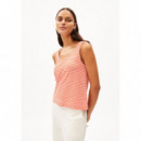 Camisetas Mujer Camiseta ARMEDANGELS Minaami Lita Poppy Red