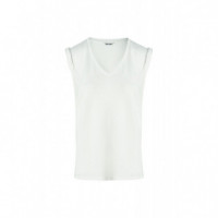 Camisetas Mujer Camiseta SALSA JEANS con Detalle Trenzado - Guanxe Atlantic Marketplace