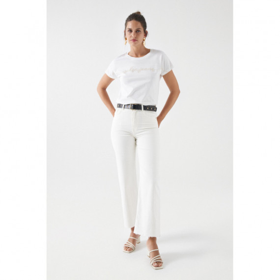Camisetas Mujer Camiseta SALSA JEANS con Marca Bordada