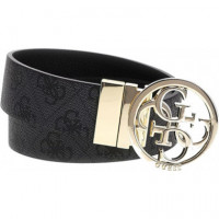 Noelle Adj & Rev Pant Belt H35 Coal Logo  GUESS - Guanxe Atlantic Marketplace