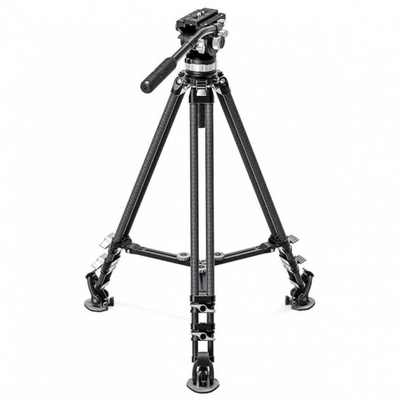 LEOFOTO Tripode Carbono Doble Tubo LVC-193C+BV-15