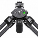 LEOFOTO Tripode Carbono Doble Tubo LVC-193C+BV-15
