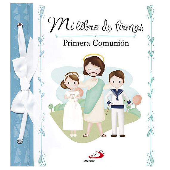 mi Libro de Firmas. mi Primera Comunión (azul)