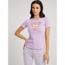 Ss Original Cn Tee Lilac  GUESS