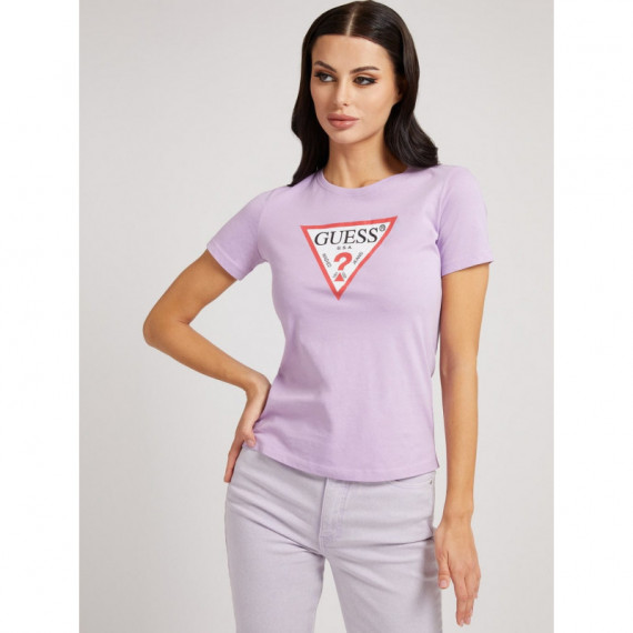 Ss Original Cn Tee Lilac  GUESS