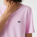 Tee-shirt Ras Du Cou Manches Courtes Alb  LACOSTE