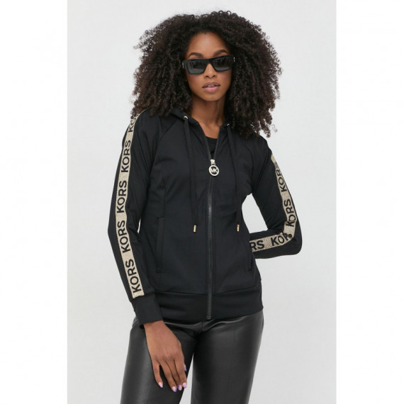 Active Ls Zip Up Hoodie Black/gold  MICHAEL KORS