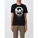 Drip Mk Tee Black  MICHAEL KORS