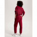 Jogger Tommy Imd Mdrn Reg Rouge  TOMMY HILFIGER