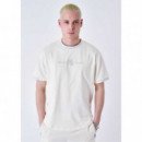 Camiseta Lisa con Franja del Logotipo de PROJECT X PARIS