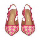 S/talon Trenzado Beige+fucsia  CHANTAL