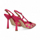 S/talon Trenzado Beige+fucsia  CHANTAL