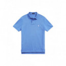 Polos Polo de Hombre POLO RALPH LAUREN Slim Fit Mesh New England Blue