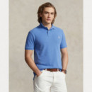 Polos Polo de Hombre POLO RALPH LAUREN Slim Fit Mesh New England Blue