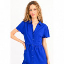 Vestidos Vestido LILI SIDONIO Azul Royal Camisero