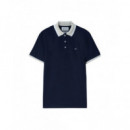GAS JEANS Polos Polo Gas Ralph Slim Fit Azul