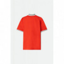 GAS JEANS Polos Polo Gas Ralph Slim Fit Rojo