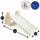 Tobogán con Escalera 2EN1 Natural  MONTESSORI 509CREW