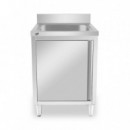 Fregadero Inoxidable con 1 Puerta LARRYHOUSE 60X70X85 Cm