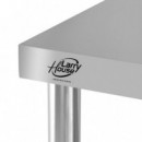 Mesa de Trabajo Inoxidable LARRYHOUSE 140X70X85 Cm