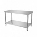 Mesa de Trabajo Inoxidable LARRYHOUSE 140X70X85 Cm