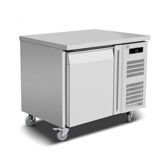 Mesa Fria 1 Puerta Inoxidable Industrial LARRYHOUSE 92.5X70X85 Cm