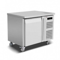 Mesa Fria 1 Puerta Inoxidable Industrial LARRYHOUSE 92.5X70X85 Cm