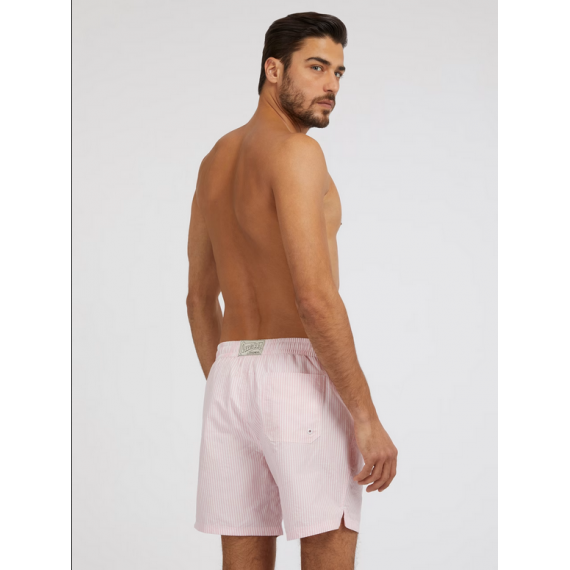 Bañador GUESS Rayas Rosa
