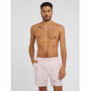 Bañador GUESS Rayas Rosa