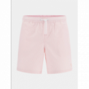 Bañador GUESS Rayas Rosa